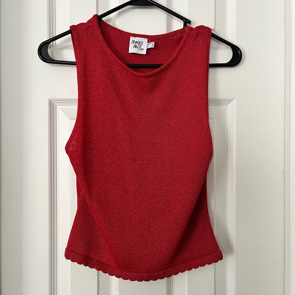 Princess Polly Vibrant Red Tank Top